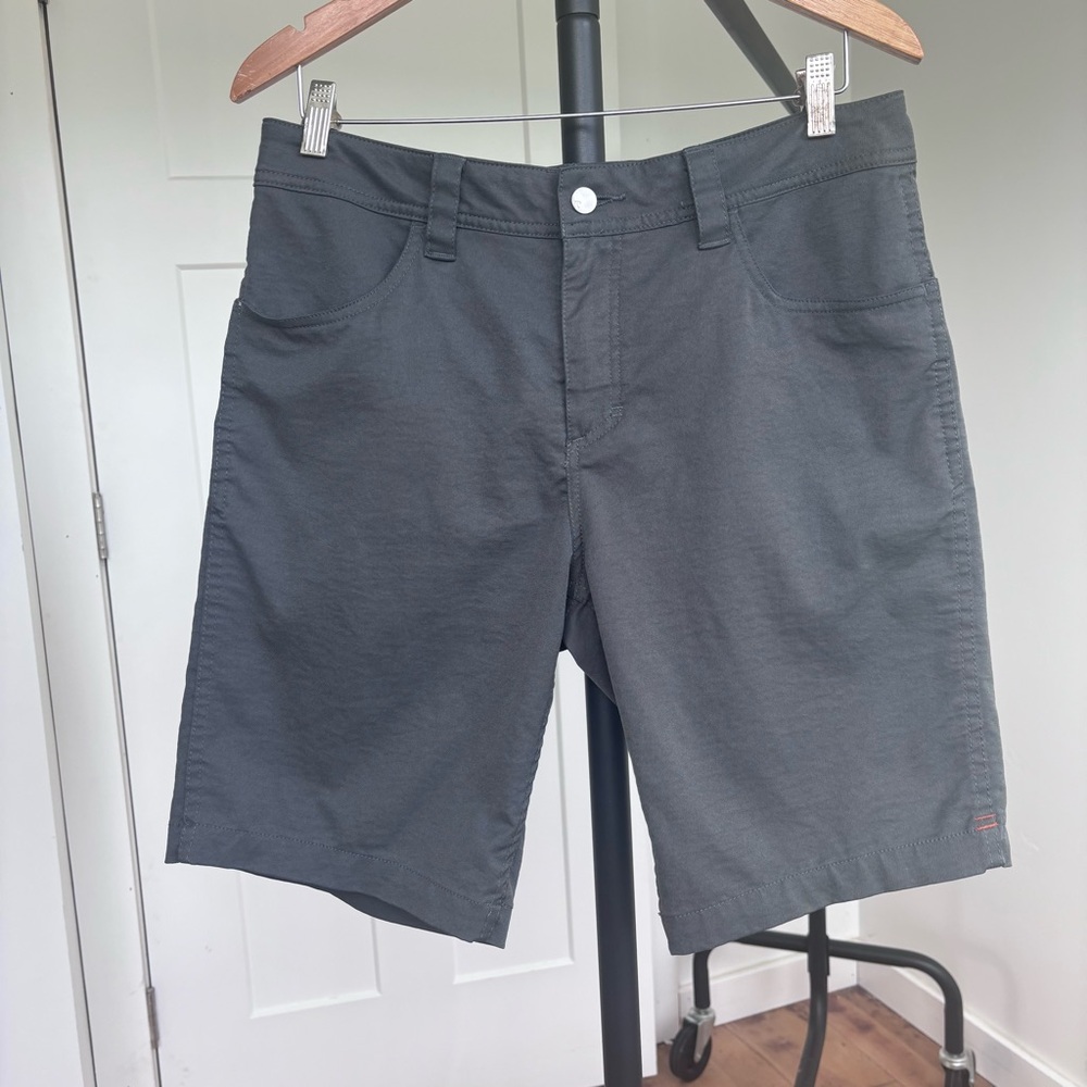 Toad&Co‎ Rover Canvas Shorts Men's Hiking Travel Casual Gray Shorts Sz 32